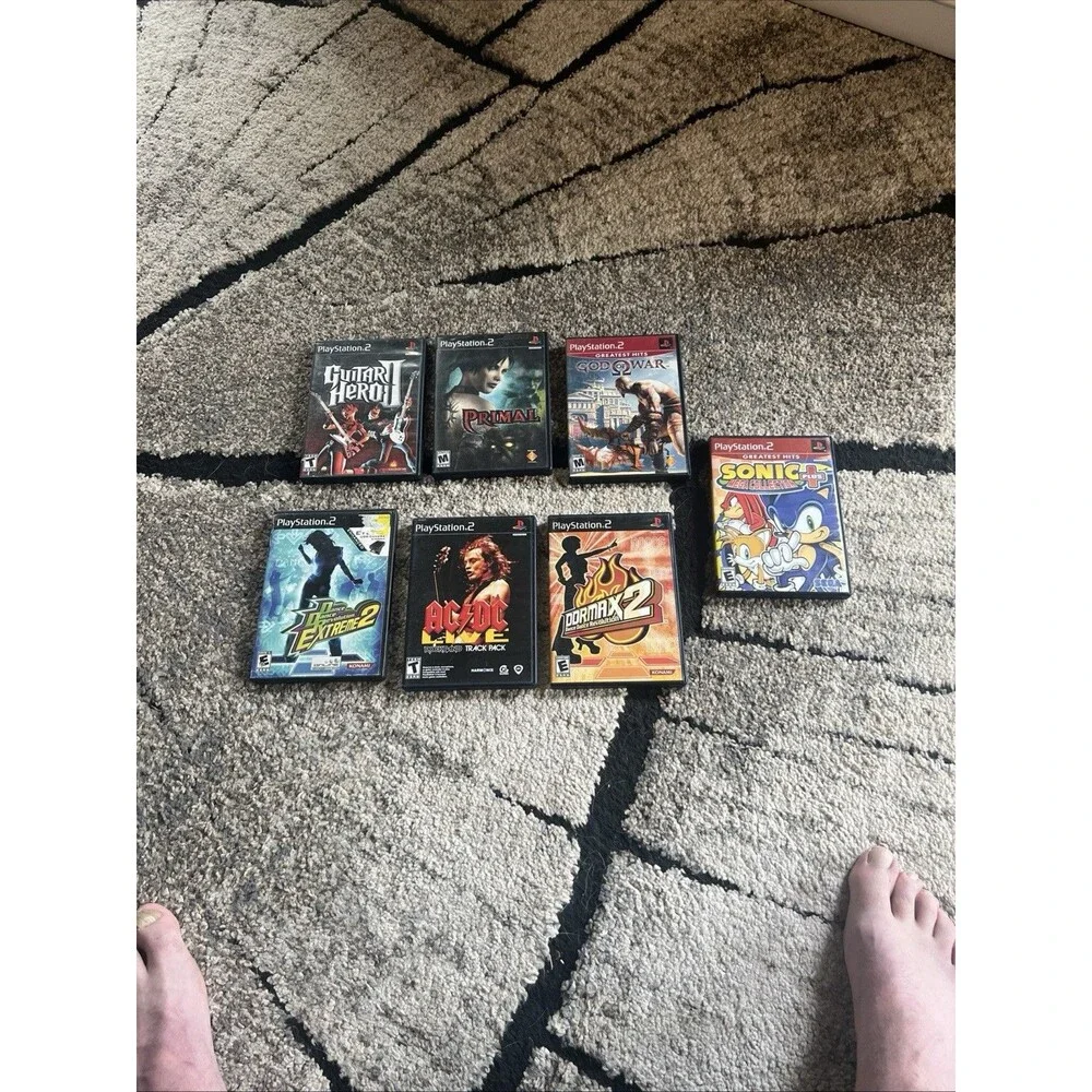 Lot Of 7 PlayStation 2 games mix lot Tested.